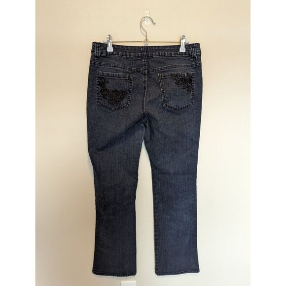 Fantasy Women's Jeans Size 8 Average Embellished Sides - Picture 2 of 6